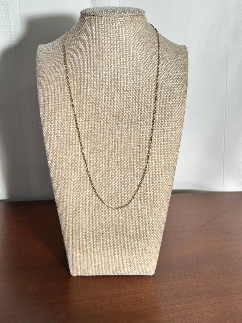 Vintage 12K Gold Over Silver Chain Bracelet 9 Inch Classic Vintage Clasp